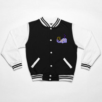 Funny Oh Whale Shirt For Marine Mammal Lovers  Purple Bomber Jacket | Artistshot