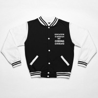 Education Is Important But Coding Is Importanter Bomber Jacket | Artistshot