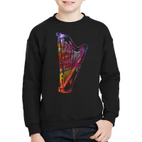 Harp Player T  Shirt Harp Instrument Music Gift Idea T  Shirt Youth Sweatshirt | Artistshot