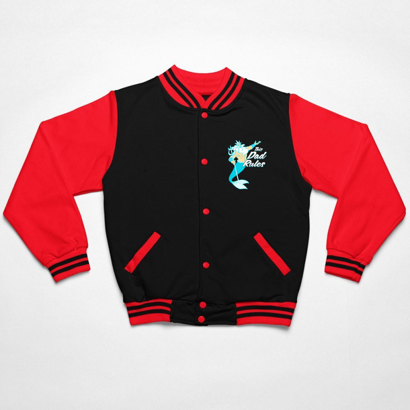 Mermaid King Triton Bomber Jacket by Bulumata | Artistshot