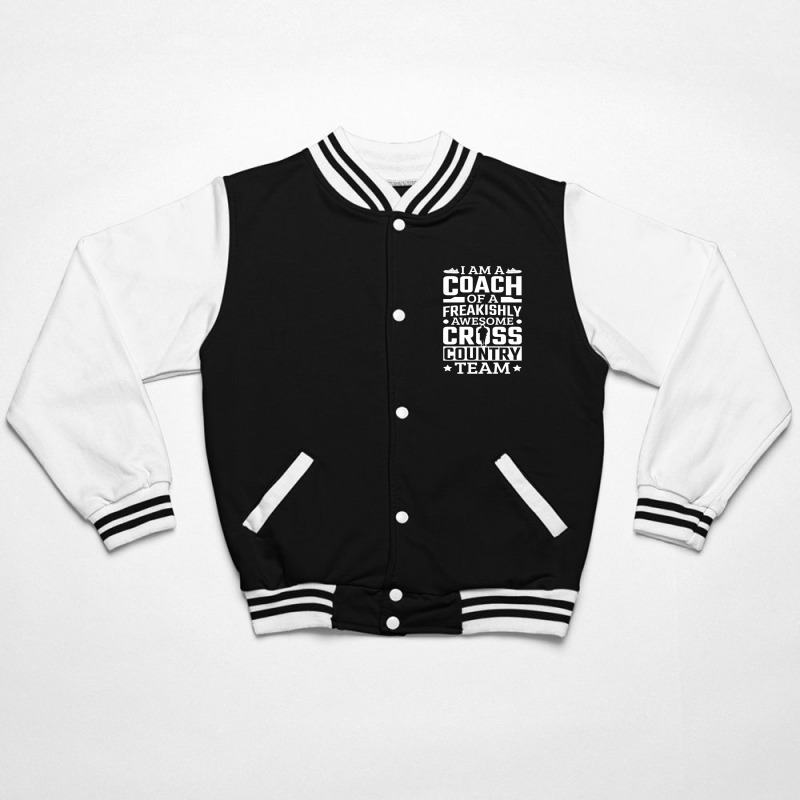 I Am A Coach Cross Country Team Track And Field Running Pullover Bomber Jacket by saterseim | Artistshot