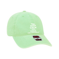 Keep Calm And Call The Ufologist Dyed Cap | Artistshot