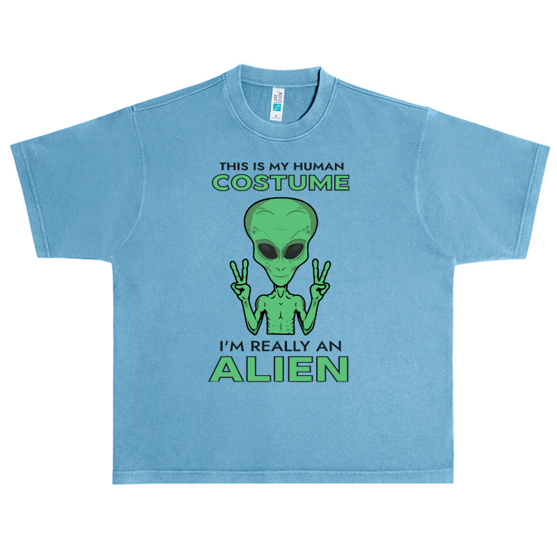 Halloween T  Shirt Funny Halloween Costume I'm Really An Alien T  Shir Urban Heavy T-shirt by oweber478 | Artistshot