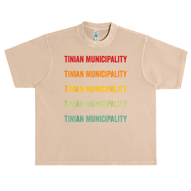 Tinian Municipality County, Northern Mariana Islands, Rainbo T Shirt Urban Heavy T-shirt | Artistshot