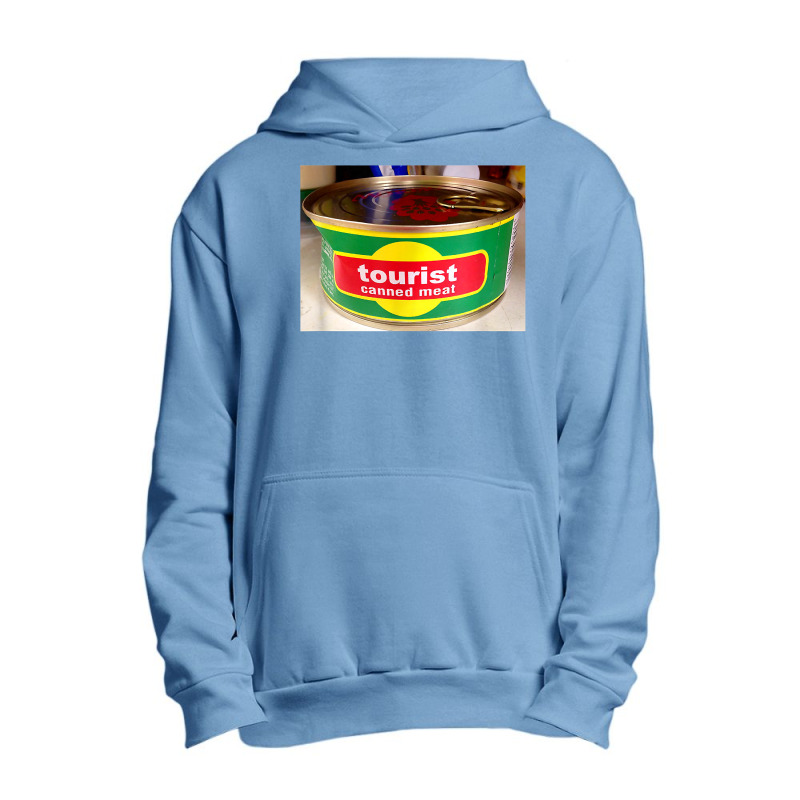 Tourist Canned Meat T Shirt Urban Pullover Hoodie | Artistshot