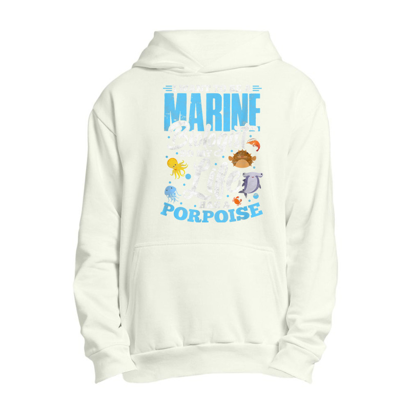 I Want To Be Marine Biologist So Life Has A Porpoise Grunge T Shirt Urban Pullover Hoodie | Artistshot