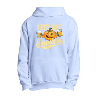 Lets Get Smashed Funny Pumpkin Beer Halloween T-shirt Copy Urban Pullover Hoodie | Artistshot