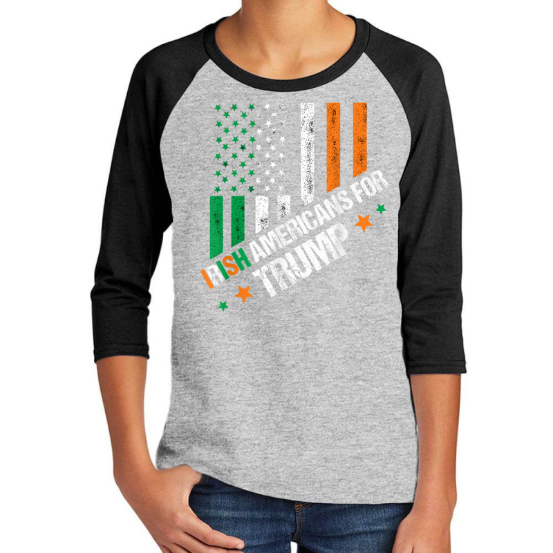 Irish Americans For Trump Youth 3/4 Sleeve | Artistshot