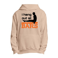 Gymnastics Parallel Bars T Shirt Gifts I Hang Out At Bars Urban Pullover Hoodie | Artistshot