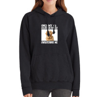 Golden Retriever  Only My Golden Retriever Understands Me Golde Vintage Hoodie | Artistshot