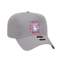 Womens I Steal Hearts Cute Unicorn Valentines Day Girls Boys Gift V Ne Adjustable Baseball Cap | Artistshot