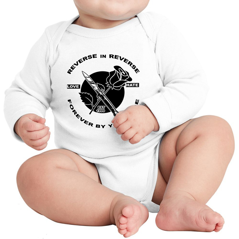 Reverse ın Reverse Love Hate Forever By Your Sıde Long Sleeve Baby Bodysuit | Artistshot