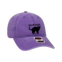 Evil Incarnate Black Cat Dyed Cap | Artistshot