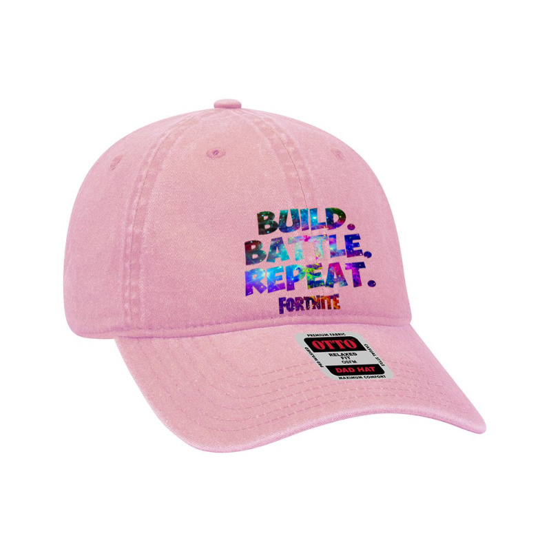 Build Battle Repeat Galaxy Nebula Dyed Cap | Artistshot