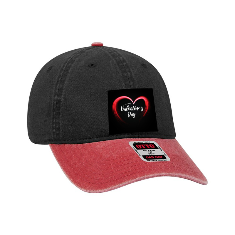 Special Design Happy Valentine's Day Dyed Cap | Artistshot