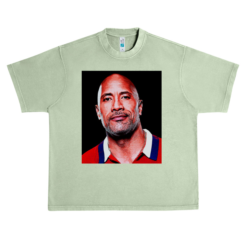 Dwayne Picture Johnson Art Urban Heavy T-shirt by Artists-Zoe | Artistshot