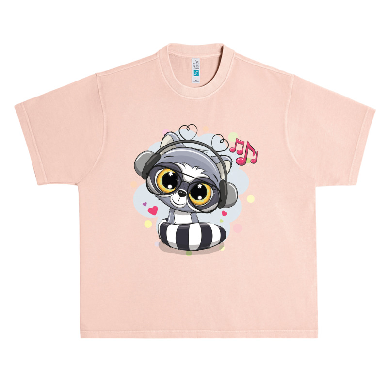 Cartoon Cat Cute Music Urban Heavy T-shirt | Artistshot