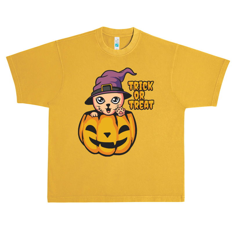 Halloween T  Shirt Cat Halloween T  Shirt Urban Heavy T-shirt | Artistshot