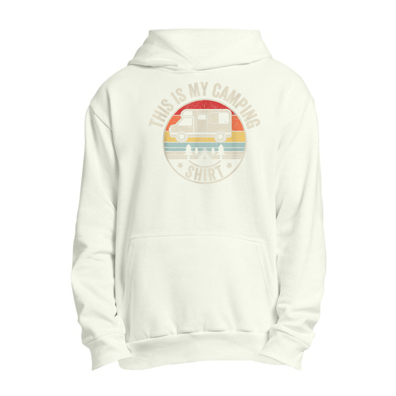 Vintage Retro Camping Trailer Camper Van Mobile Home Caravan T Shirt Urban Pullover Hoodie by RoyalStore | Artistshot