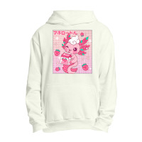 Kawaii Axolotl Strawberry Milk Shake Carton Japanese Anime Premium T S Urban Pullover Hoodie | Artistshot