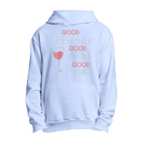 Good Friends Good Wine Good Times Bling Rhinestone T Shirt Urban Pullover Hoodie | Artistshot