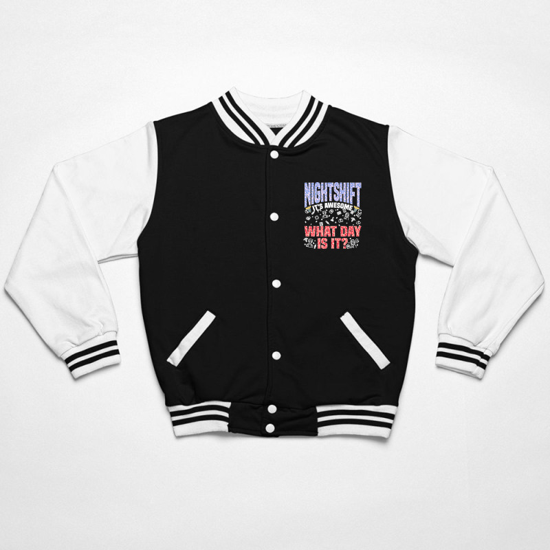 Night Shift Registered Nurse Rn Nursing Medical Professional Premium T Bomber Jacket | Artistshot