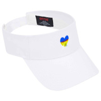 Blue And Yellow Flag Visor Hat | Artistshot