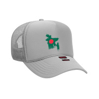 Bangladesh Map Flag Drawing Line Art Foam Trucker Hat | Artistshot