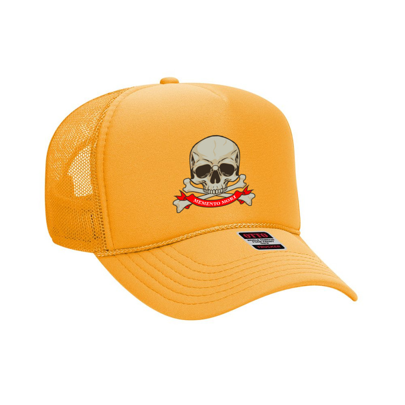 Memento Mori Foam Trucker Hat | Artistshot