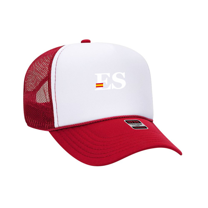 Spain Flag And Country Initials Foam Trucker Hat by cidolopez | Artistshot