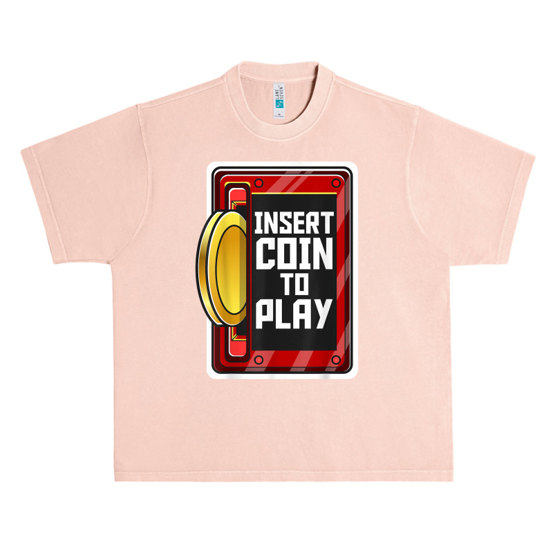 Vintage Arcade Game Insert Coin To Play Slot Retro Arcade T Shirt Urban Heavy T-shirt by moneyydopoienlc | Artistshot