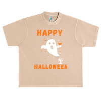 Halloween T  Shirt Happy Halloween Ghost Costumes Women Kids Men T  Sh Urban Heavy T-shirt | Artistshot