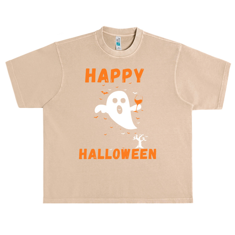 Halloween T  Shirt Happy Halloween Ghost Costumes Women Kids Men T  Sh Urban Heavy T-shirt | Artistshot