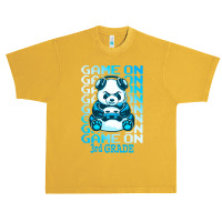 Game On 3rd Grade Back To School Panda T  Shirt Game On 3rd Grade Back Urban Heavy T-shirt | Artistshot