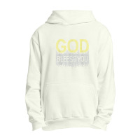 God Blessed You Rhinestone Graphic Funny Christian Woman Tee Mens Funn Urban Pullover Hoodie | Artistshot