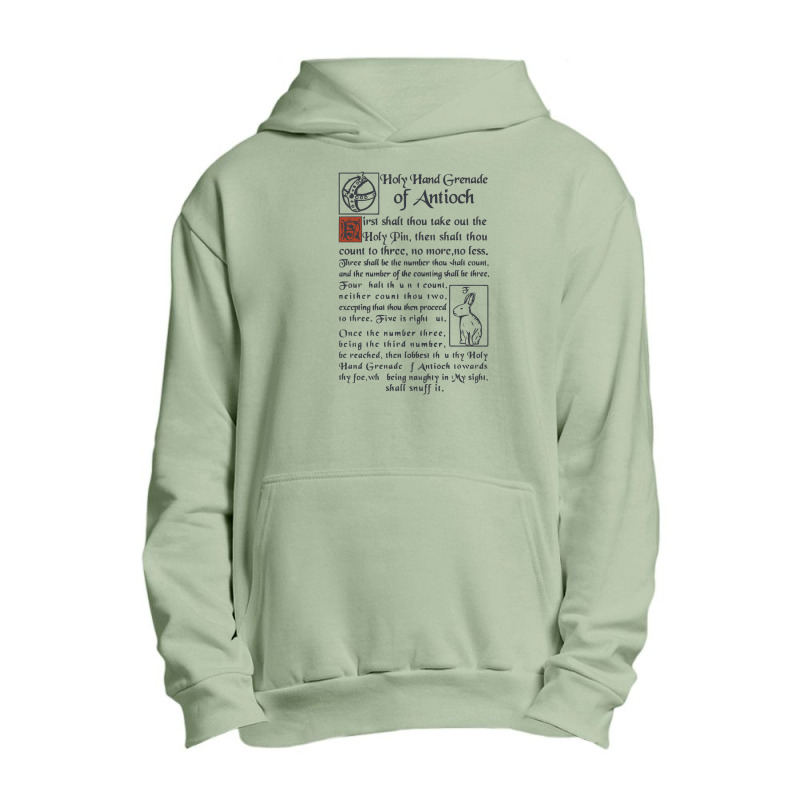 Holy Hand Grenade Script Urban Pullover Hoodie | Artistshot