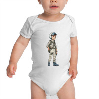 Vintage Comic Fighter Pilot Baby Bodysuit | Artistshot