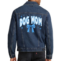 Dog Mom Coquette Men Denim Jacket | Artistshot