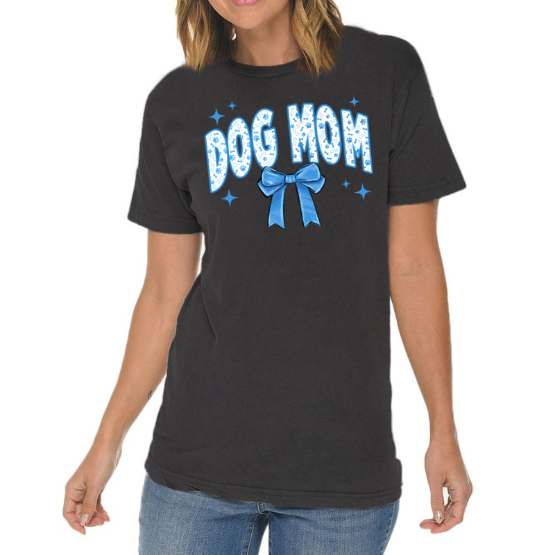 Dog Mom Coquette Vintage T-Shirt by Oma's Magic World | Artistshot