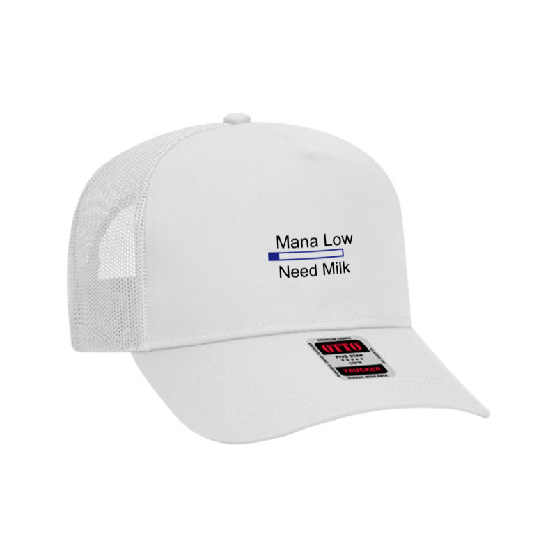 Gaming Mana Low Need Milk Mesh Back Trucker Hat by MegaAgustina | Artistshot