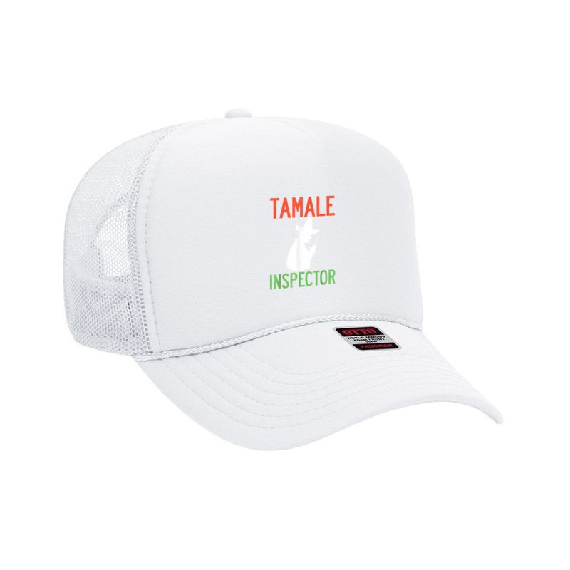 Tamale Inspector Mexican Holiday Christmas Food Champurrado Foam Trucker Hat by Yuh2105 | Artistshot