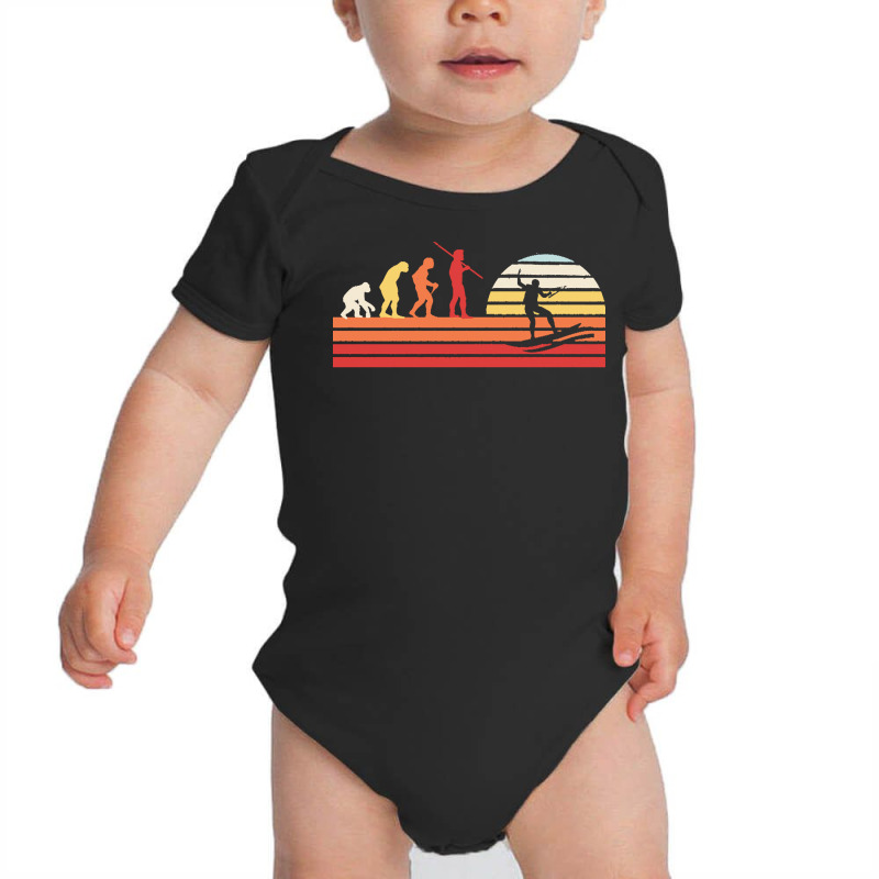 Wakeboarding T  Shirt Retro Wakeboarder Wakeboard   Vintage Wakeboardi Baby Bodysuit | Artistshot