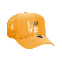 Halibut Love Fisherman Halibut Fish Flounder Fish Fishing T Shirt Foam Trucker Hat | Artistshot