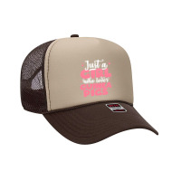 Just A Girl Who Love T  Shirt Just A Girl Who Loves Guinea Pigs   Cute Foam Trucker Hat | Artistshot