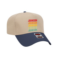 Johnson County, Kansas, Rainbow Text Design T Shirt Adjustable Baseball Cap | Artistshot