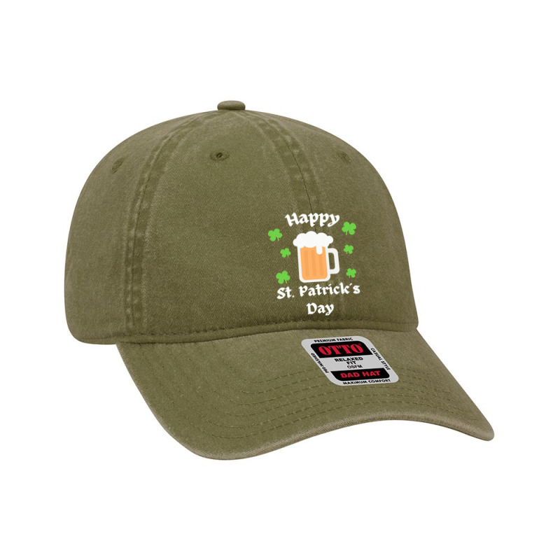 St Patricks Day T  Shirt Happy St Patricks Day Dyed Cap | Artistshot