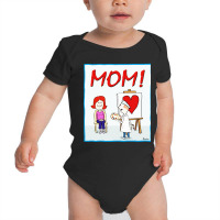 Work Of Heart Mothers Day Vintage Baby Bodysuit | Artistshot