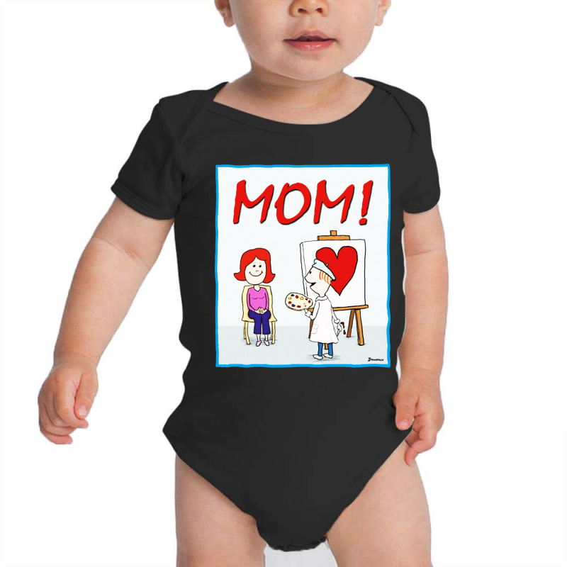 Work Of Heart Mothers Day Vintage Baby Bodysuit by Star Store | Artistshot