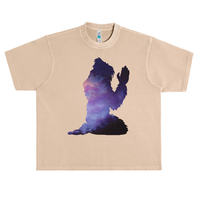 Bigfoot T Shirtbigfoot Praying For Peace T Shirt Urban Heavy T-shirt | Artistshot