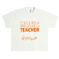 Funny This Is My Scary Music Teacher Halloween Costume Party Retro Urban Heavy T-shirt | Artistshot